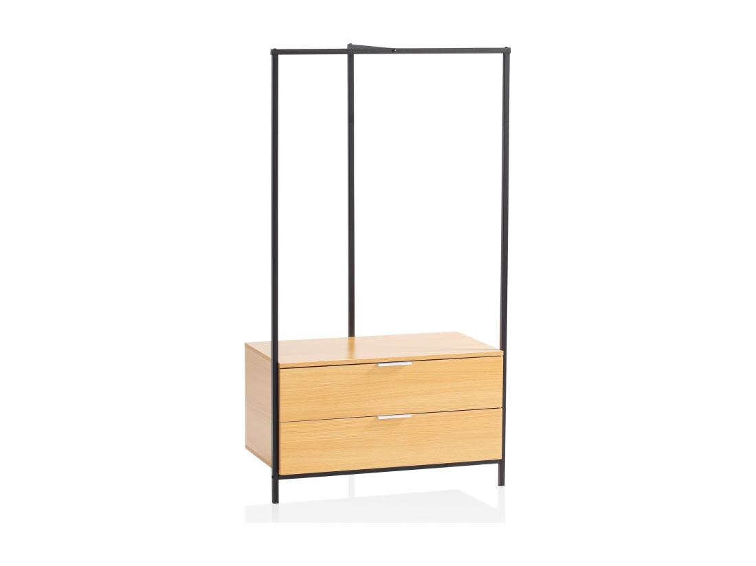 vente unique Armoire de Couloir Décor Chêne 152x85x44 cm Armoire Chaussures Vestes