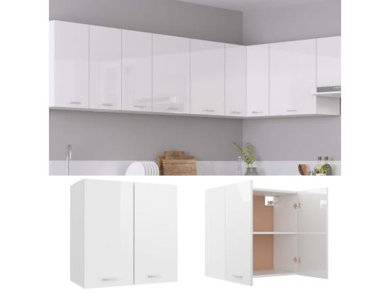 Vente Unique Armoire De Cuisine Blanc Brillant 60x31x60