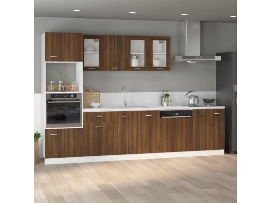 vente unique Armoire de plancher "Lyon" Chêne marron Bois d'ingénierie