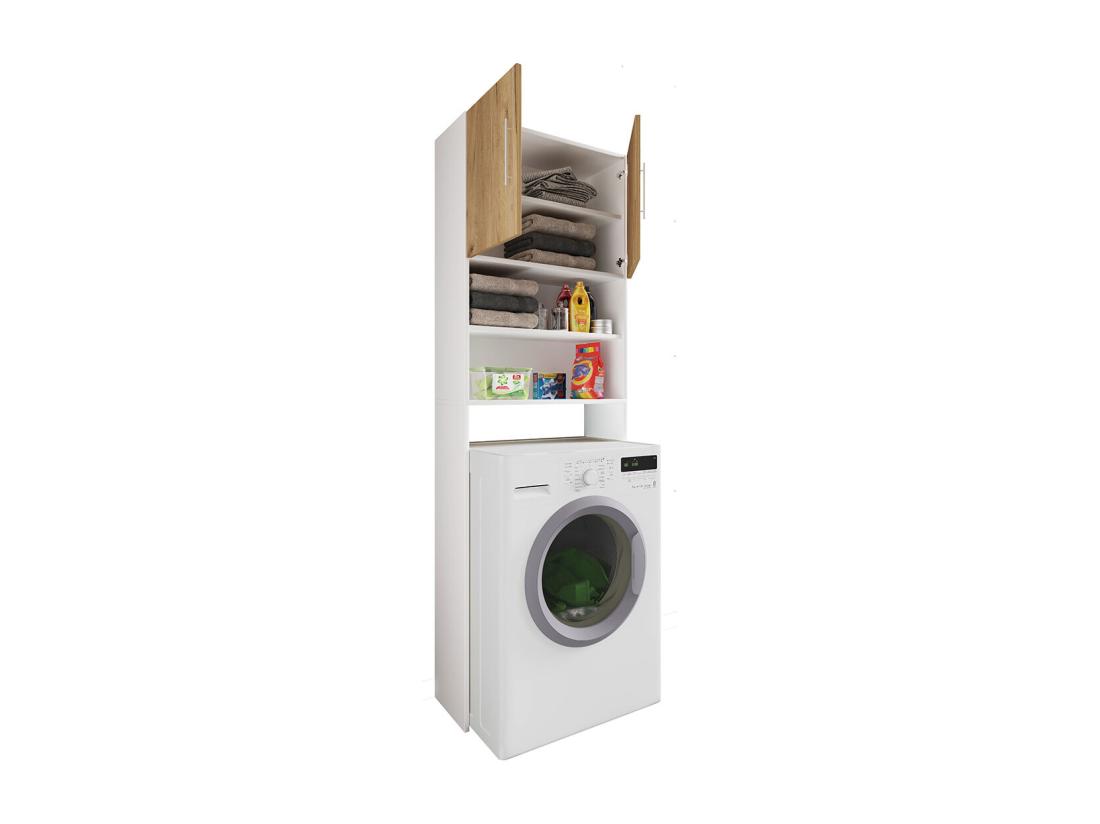Vente Unique Armoire De Rangement Pour Machine à Laver Jutas