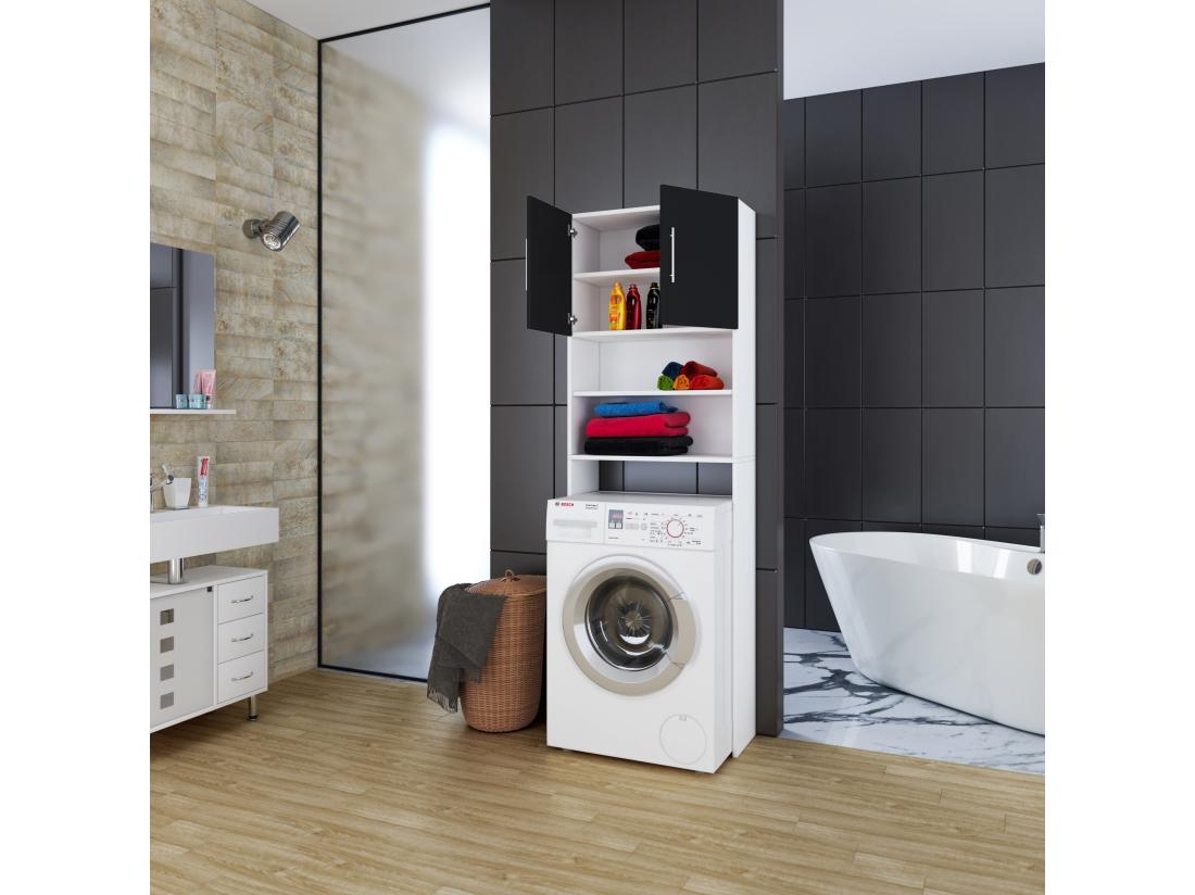 Vente Unique Armoire De Rangement Pour Machine à Laver Jutas