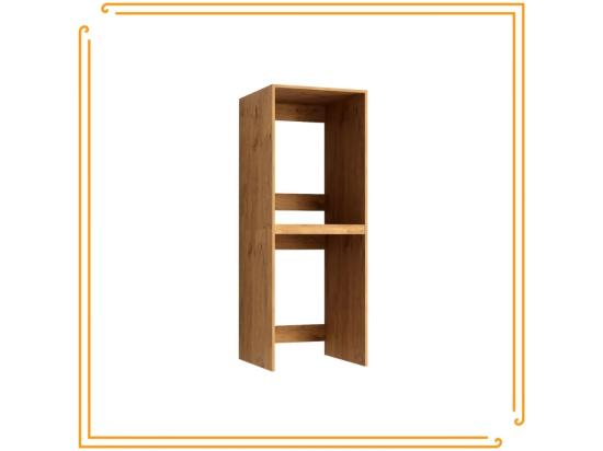 Vente Unique Armoire De Salle De Bain Au-dessus De La Machine à Laver Et Du Sèche-linge étagère En Chêne Lancelot