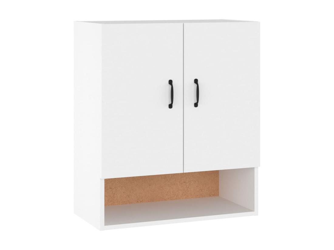 Vente Unique Armoire Murale Blanc 60x31x70 Cm Bois D'ingénierie
