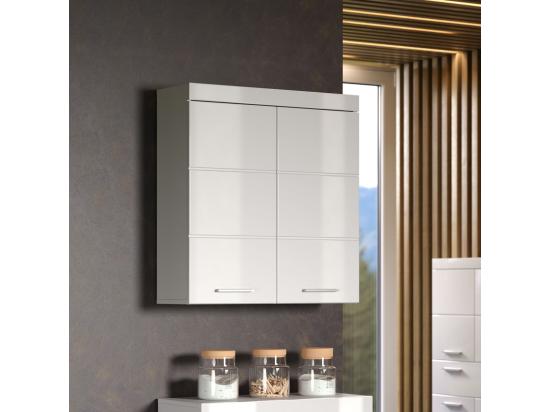 Vente Unique Armoire Murale De Salle De Bain Amanda Blanc 73x77x23 Cm EPIKASA