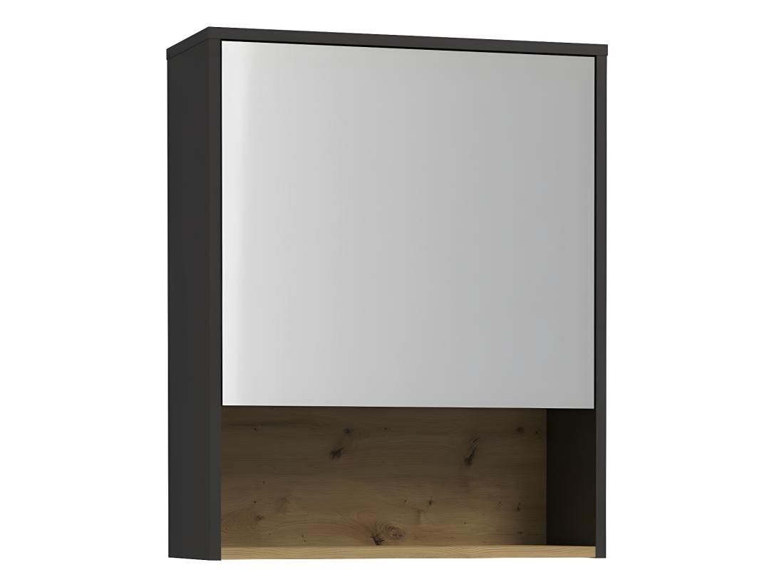 Vente Unique Armoire Murale De Salle De Bain Anthracite - 60 Cm - YANGRA