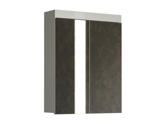 Vente Unique Armoire Murale De Salle De Bain Avec Miroir Amanda Blanc 60x77x17 Cm EPIKASA