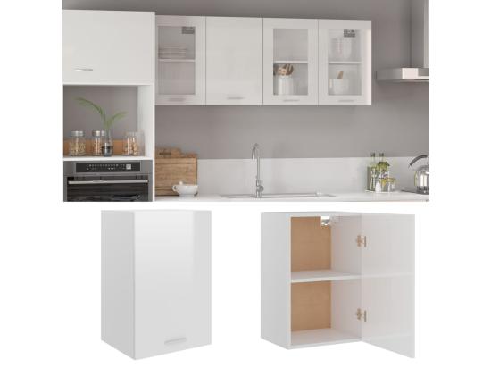 Vente Unique Armoire Suspendue "Lyon" Blanc Brillant 39 5x31x60cm