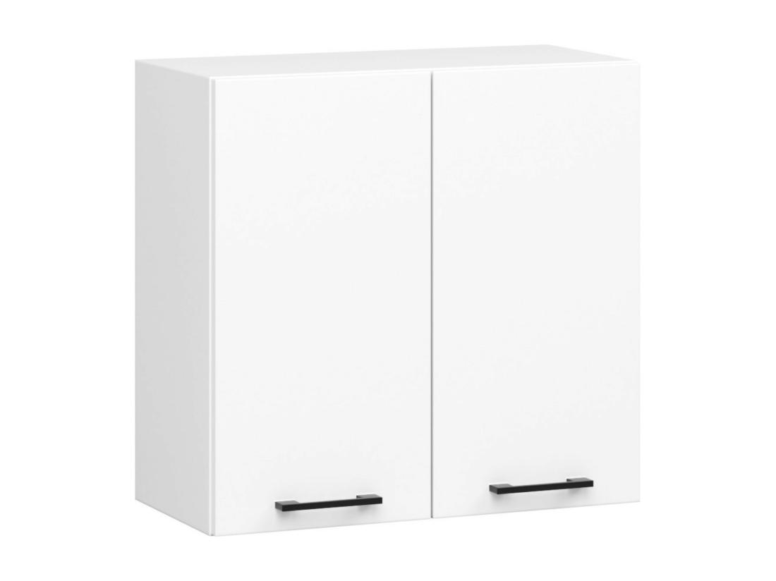 vente unique Armoires de cuisine haute AKORD W60 OLIWIA Blanc 60 cm 2 portes façade Blanche 2 étagères 60x30x58 cm
