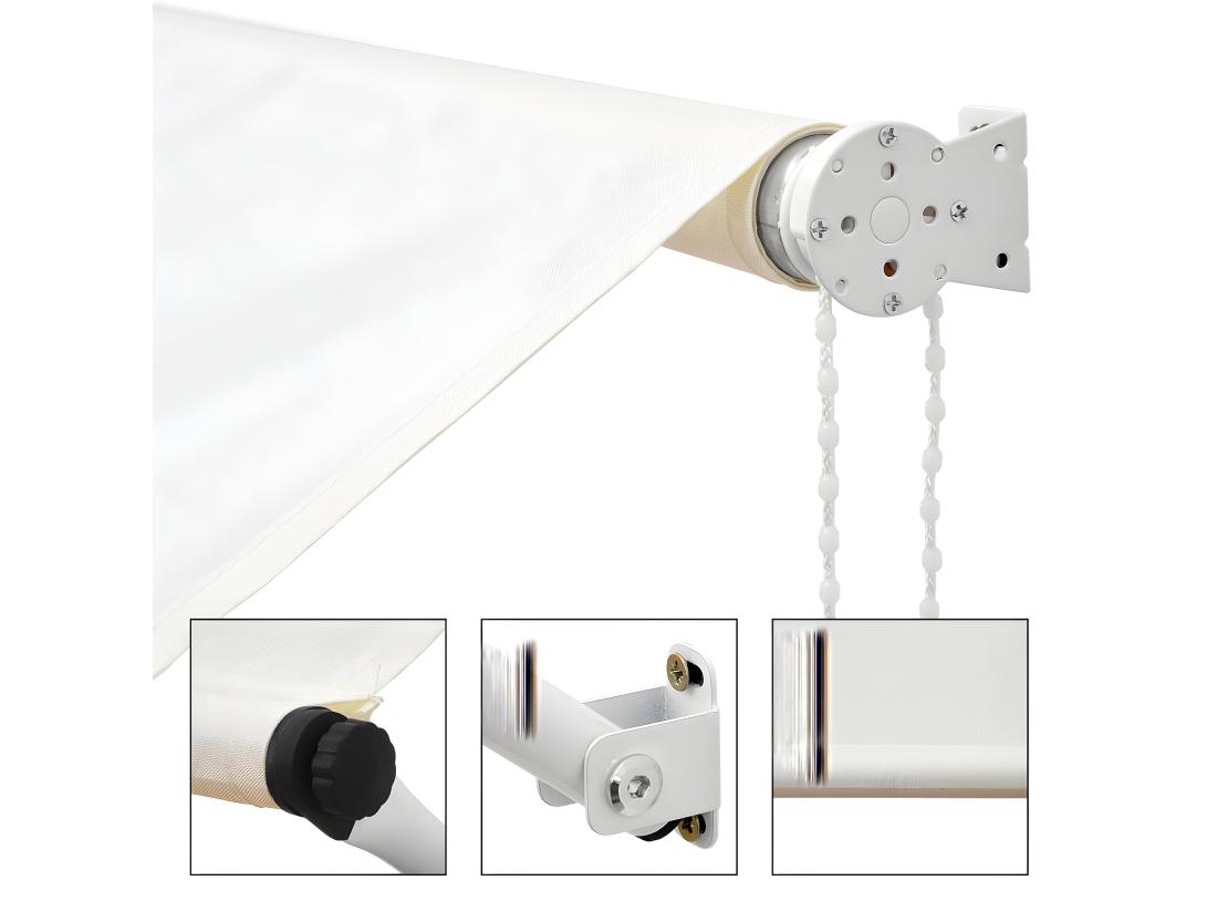 Vente Unique Auvent De Fenêtre Store Abri De Soleil Balcon Jardin Beige 4 0 X 1 2 M ML-DESIGN
