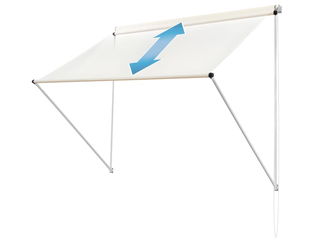 vente unique Auvent de fenêtre store abri de soleil balcon jardin beige 4 0 x 1 2 m ML-DESIGN