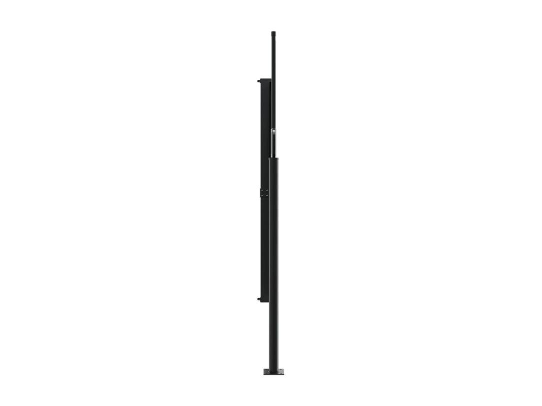 Vente Unique Auvent Latéral Rétractable Noir 180x600 Cm