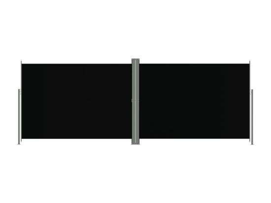 Vente Unique Auvent Latéral Rétractable Noir 220x600