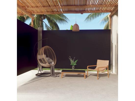 vente unique Auvent latéral rétractable Noir 220x600