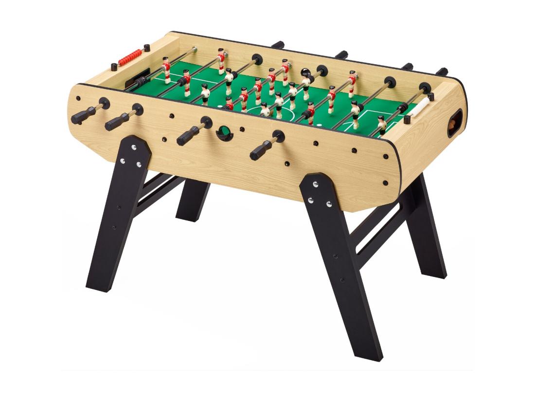 vente unique Baby-foot adulte - Robuste - Barres télescopiques - 2 à 4 joueurs - 3 Balles liège inclues