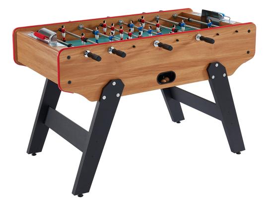 Vente Unique Baby Foot En MDF Effet Chêne - L153x P77.6 X H96 Cm - Coloris Naturel Clair - PAULO