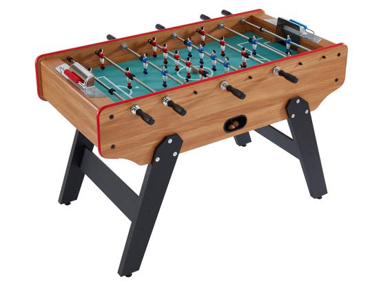 Vente Unique Baby Foot En MDF Effet Chêne - L153x P77.6 X H96 Cm - Coloris Naturel Clair - PAULO