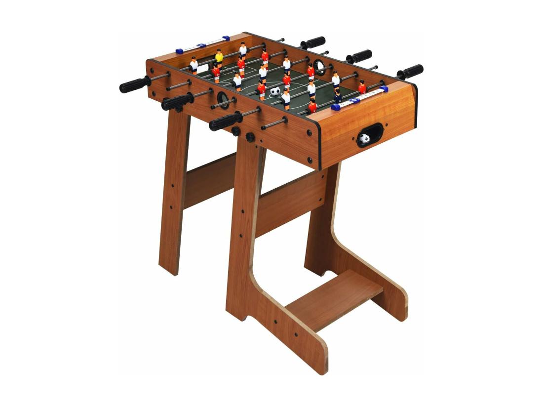 vente unique Baby-Foot Pliable Table de Jeu de Football avec 2 Balles pour Adultes et Enfants à Partir de 3 Ans 70 x 36 x 59 CM