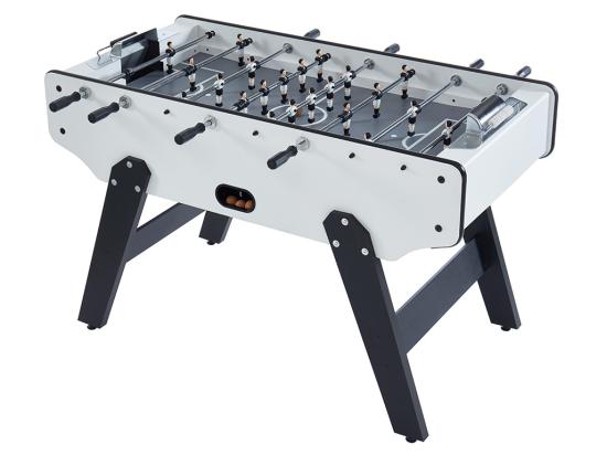 Vente Unique Baby Foot Style Industriel En MDF - L153 X P77.6 X H96 Cm - Blanc - SUAREZ