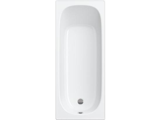 Vente Unique Baignoire ALVERANA En Acier émaillé 120-130-140-150-160-170x70 Cm - Dimensions: 130cm - Fond Anti-dérapant: Avec