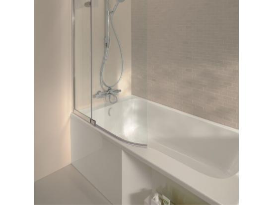 Vente Unique Baignoire Bain Douche JACOB DELAFON Malice + Tablier Baignoire + Pare Bain + étagère 170 X 90 V. Gauche