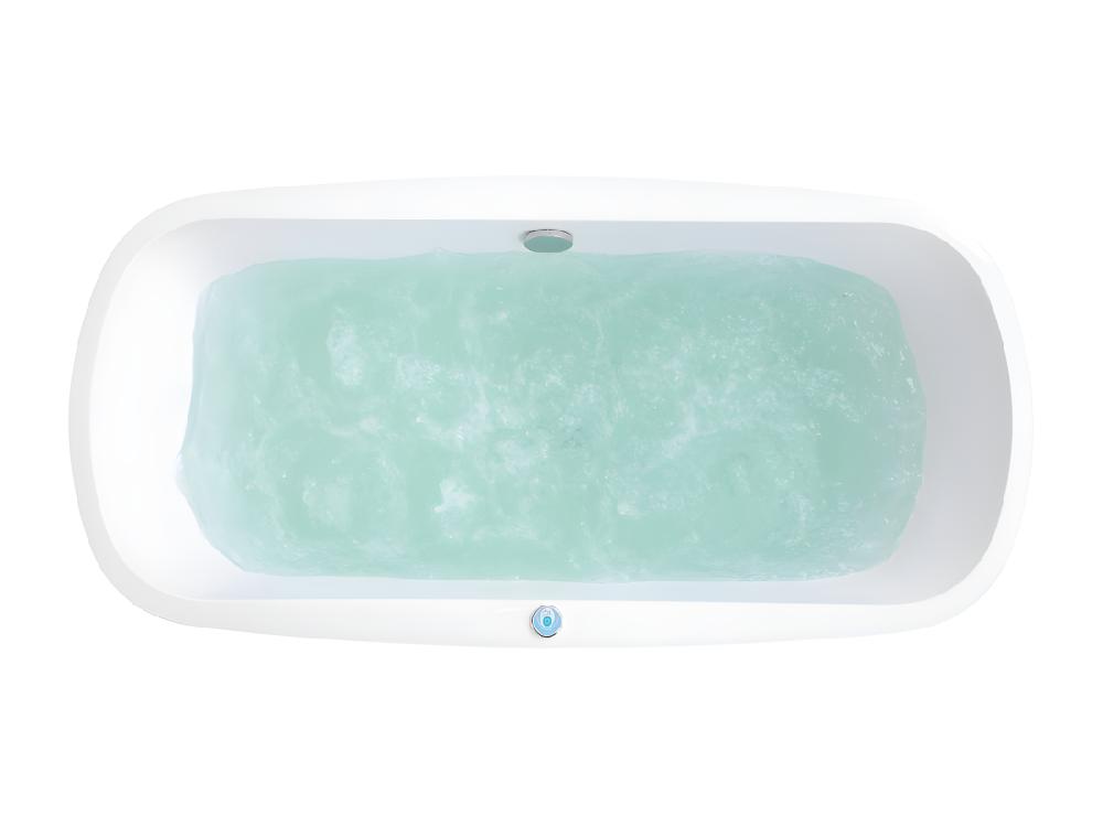 Vente Unique Baignoire Balnéo à Leds SIRGAO - 1 Place - 155L - 150*75cm - Noire
