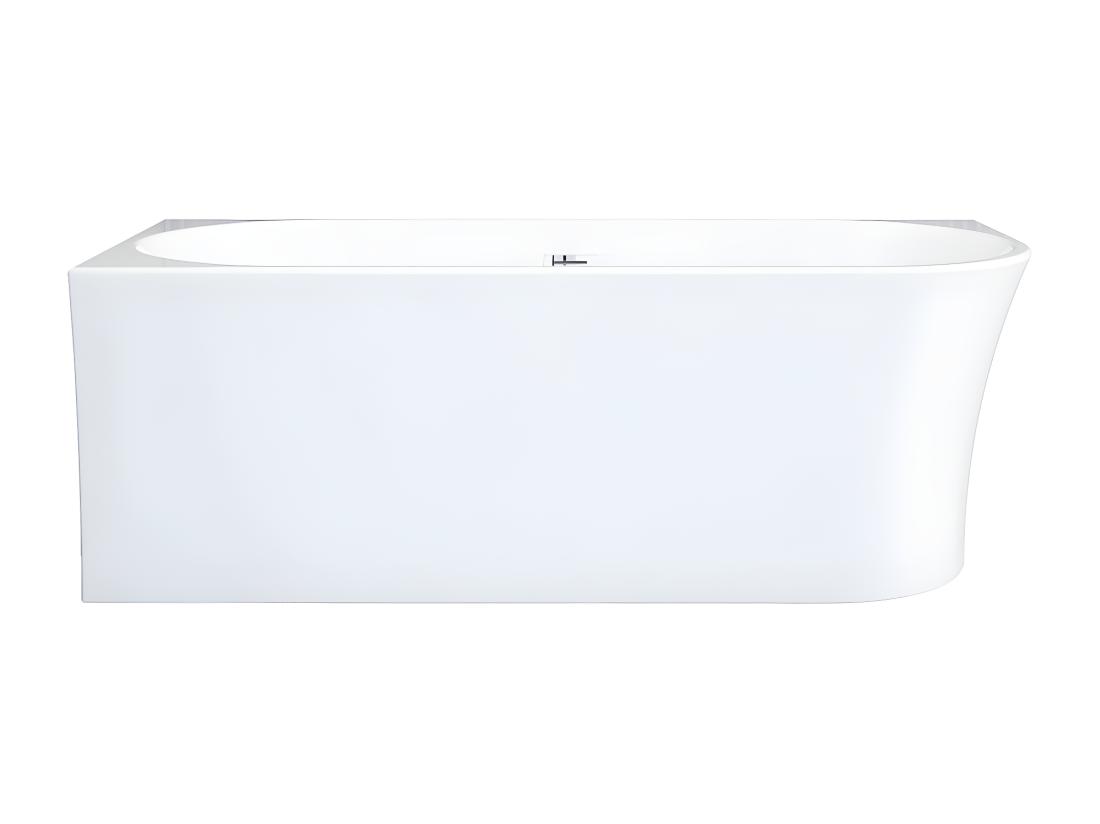 Vente Unique Baignoire D'angle - 228 L - 170 X 75 X 59 Cm - Blanche - Acrylique - Angle Gauche - PONTICOLA