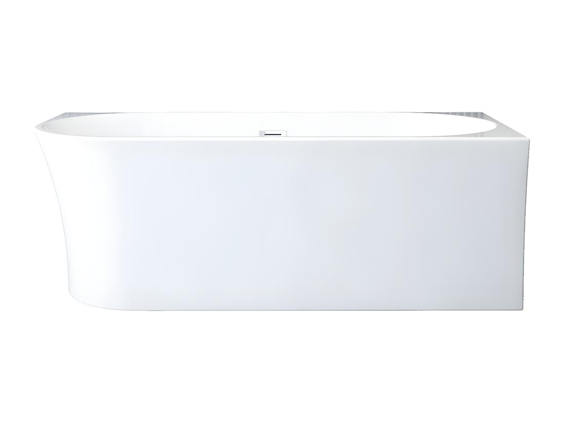 Vente Unique Baignoire D'angle - 228 L - 170 X 75 X 59 Cm - Blanche - Acrylique - Angle Droit - PONTICOLA
