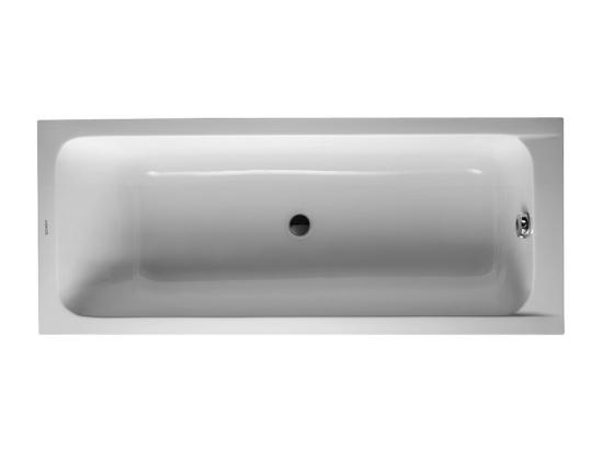 Vente Unique Baignoire Droite 180x80 DURAVIT D-Code Bonde Au Centre