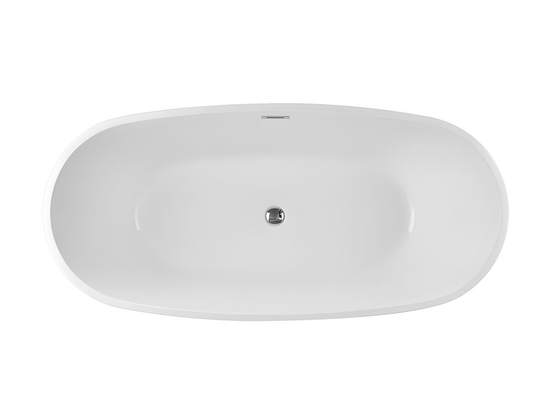 Vente Unique Baignoire îlot - 238L - 170 X 80 X 58 Cm - Blanche - Acrylique - NICA