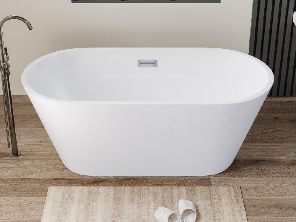 vente unique Baignoire îlot design - 201 L - 150 x 70 x 58 cm - Blanche - TWIGGY
