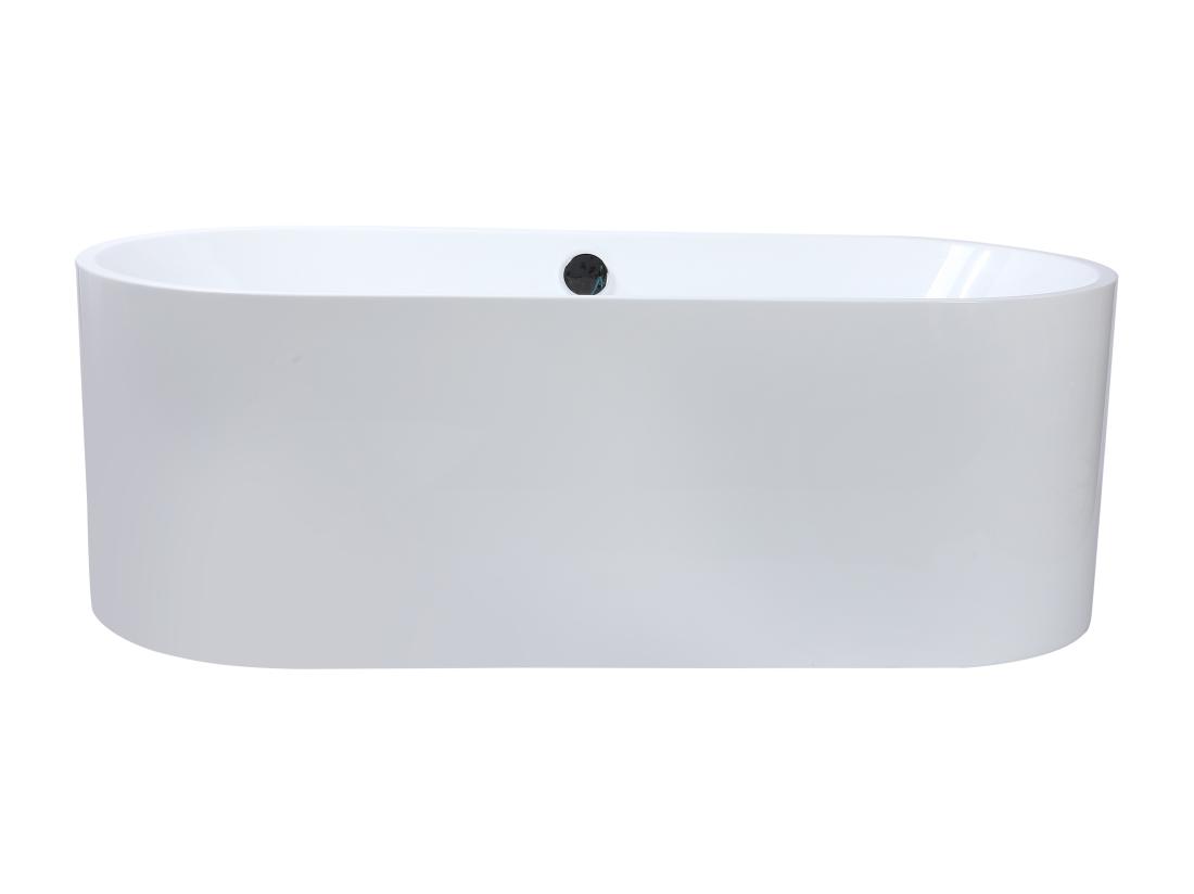 Vente Unique Baignoire îlot Design - 221 L - 170 X 75 X 58 Cm - Blanche - KATOUCHA