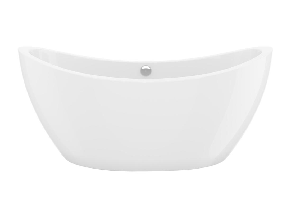 Vente Unique Baignoire îlot Design Blanche - 225L - 170 X 83 X 77cm - ALDA