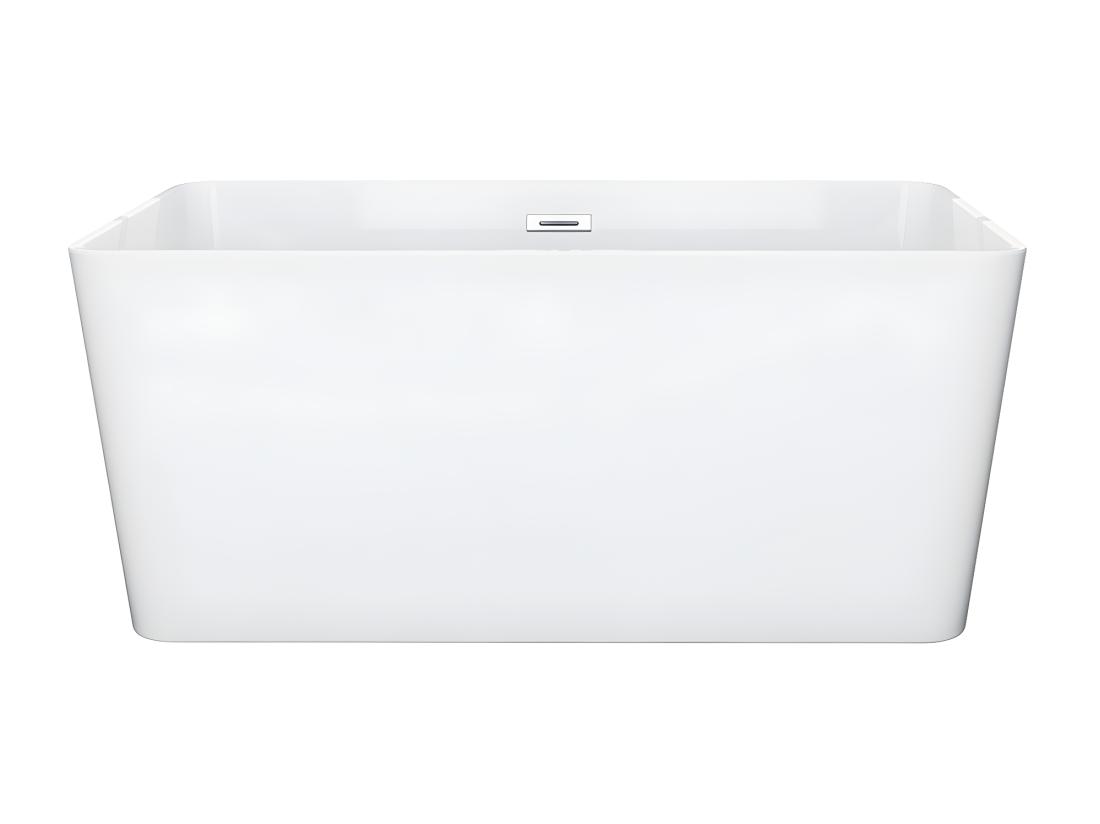Vente Unique Baignoire îlot Rectangulaire - 208 L - 150 X 75 X 55 Cm - Blanche - Acrylique - SPICARA