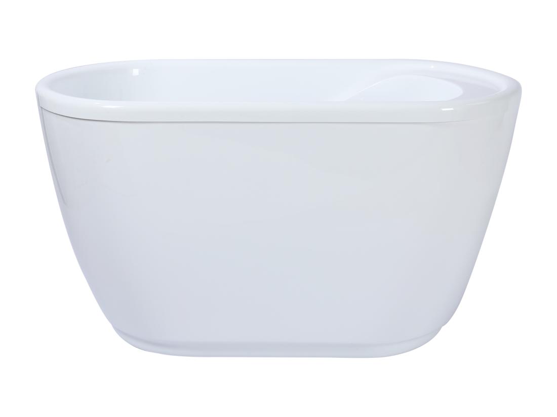 Vente Unique Baignoire Sabot - 165 L - 120 X 75 X 65 Cm - Blanche - PICCOLA