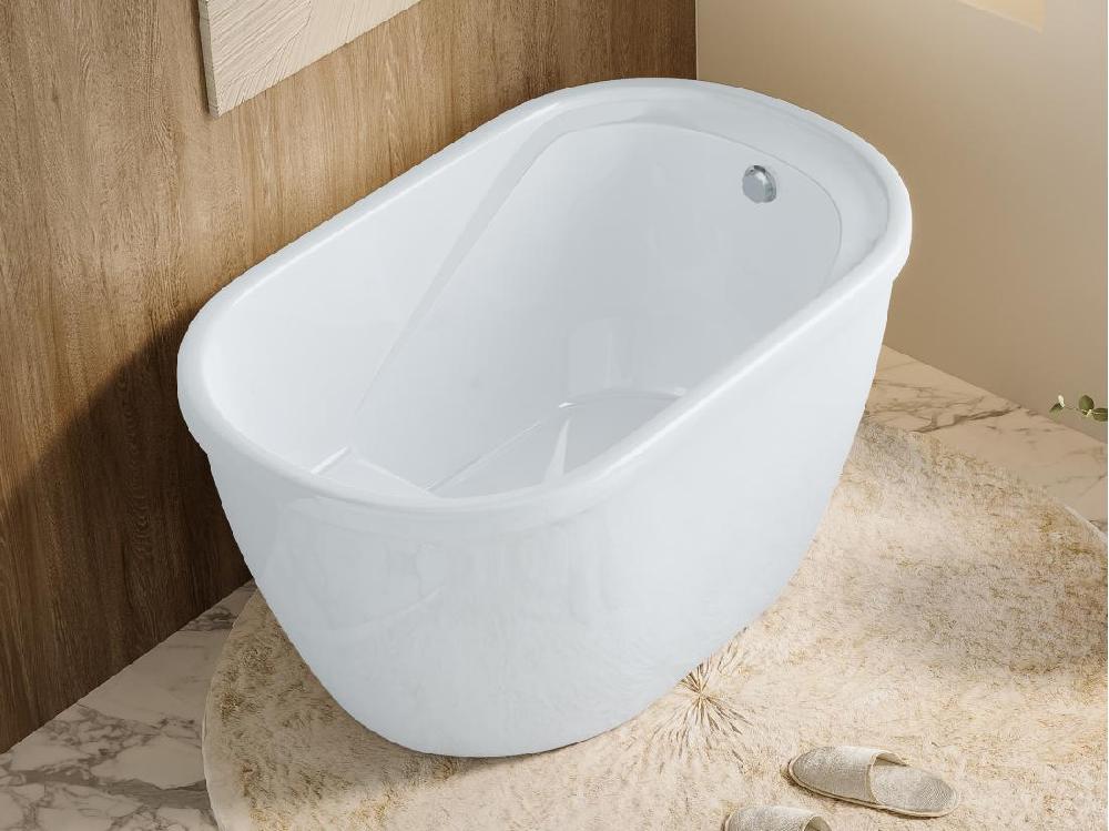 vente unique Baignoire sabot - 165 L - 120 x 75 x 65 cm - Blanche - PICCOLA