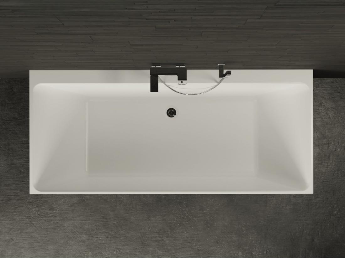 Vente Unique Baignoires Ilot COBALT 170 Noire 170 X75 X56 Cm By SPALINA