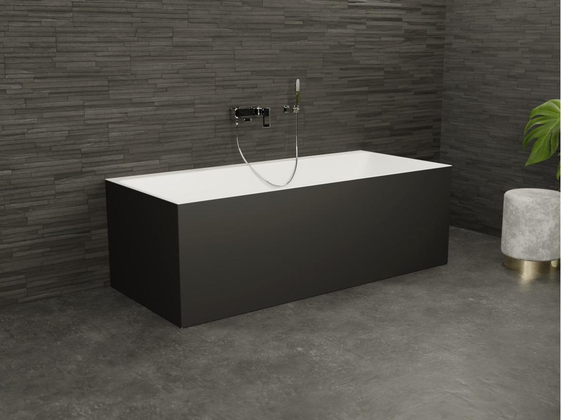 vente unique Baignoires Ilot COBALT 170 Noire 170 x75 x56 cm by SPALINA
