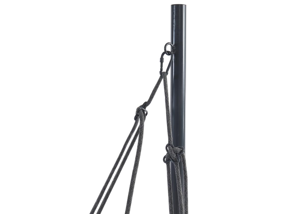 Vente Unique Balancelle De Jardin 2 Places En Résine Tressée Naturel Clair - NUVEA De MYLIA