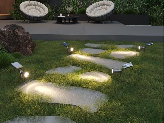 vente unique Balise ou applique solaire orientable - 300 lumens - Noir - SLATINE