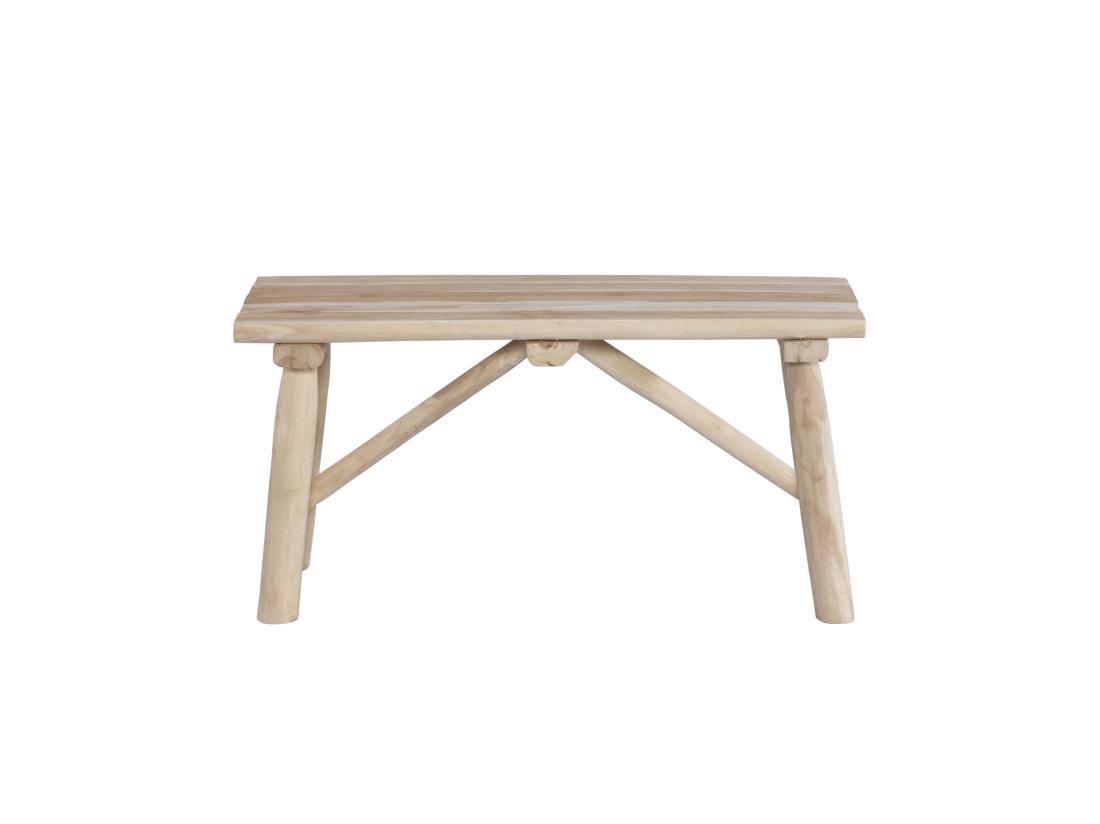 Vente Unique Banc En Bois De Teck - Coloris : Naturel - TAMBUA