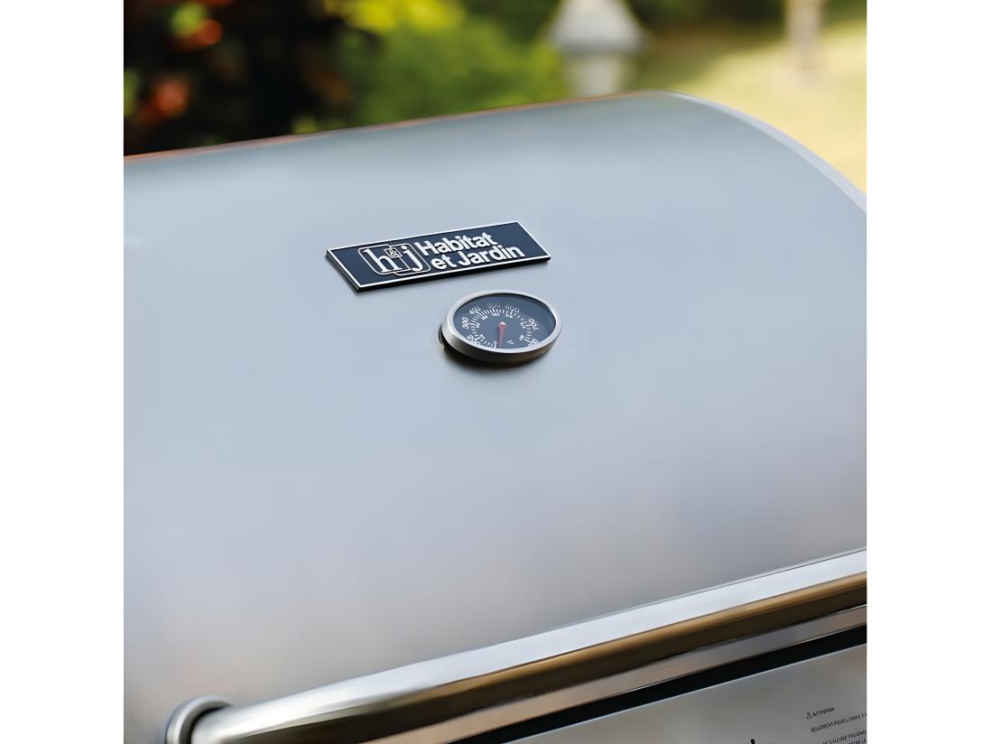 Vente Unique Barbecue Gaz "Party 5" - 5 Brûleurs Dont 1 Latéral - 15.2 KW