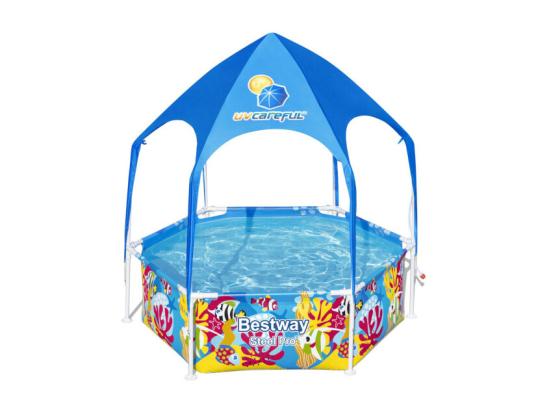 Vente Unique Bestway Piscine Hors Sol Steel Pro Ronde 183 X 51 Cm - 5618t