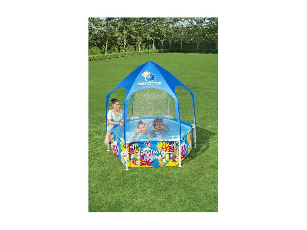 Vente Unique Bestway Piscine Hors Sol Steel Pro Ronde 183 X 51 Cm - 5618t