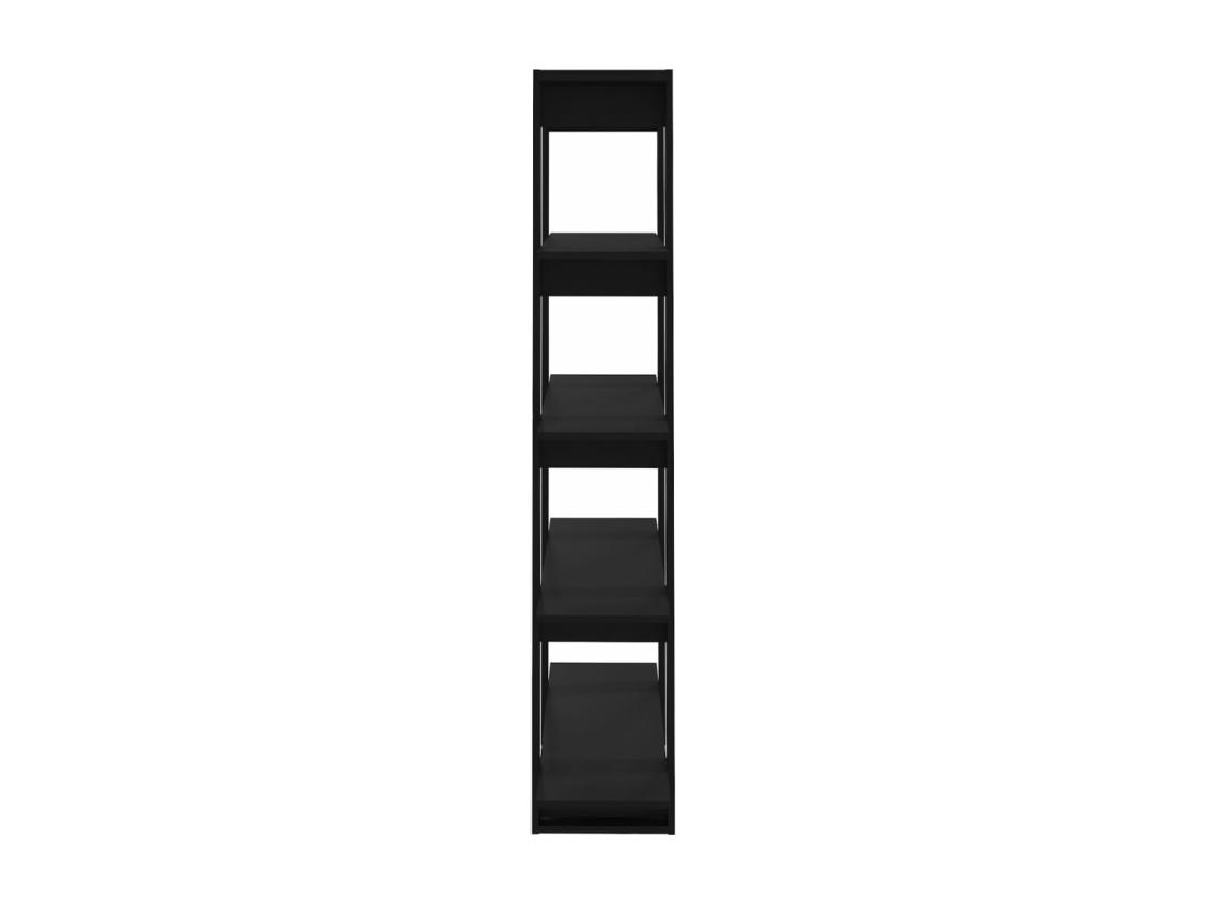 Vente Unique Bibliothèque/Cloison De Séparation Noir 100x30x160 Cm