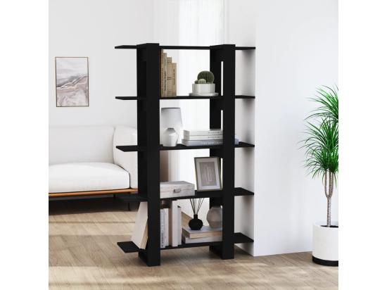 vente unique Bibliothèque/Cloison de séparation Noir 100x30x160 cm