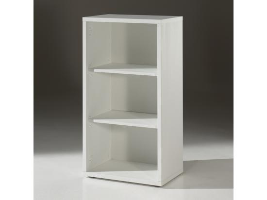 Vente Unique Bibliothèque De Bureau Avec 2 étagères – Collection SOON – Blanc Mat