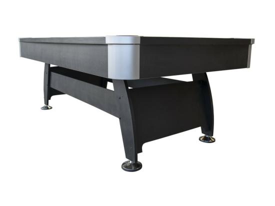 Vente Unique Billard Américain Avec Retour De Boules Automatique Et Accessoires 220 X 123 X 80 Cm - Noir Et Tapis Vert