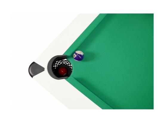Vente Unique Billard Américain HARMONY 6Ft - 206 5 X 116 5 X 80 Cm Avec Accessoires - Couleur Ivoire