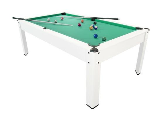 vente unique Billard Américain HARMONY 6Ft - 206 5 x 116 5 x 80 cm avec accessoires - Couleur Ivoire