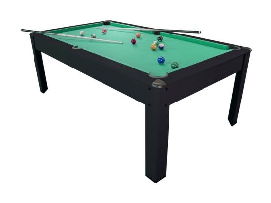 Vente Unique Billard Américain HARMONY 6Ft - 206 5 X 116 5 X 80 Cm Avec Accessoires - Couleur Noir